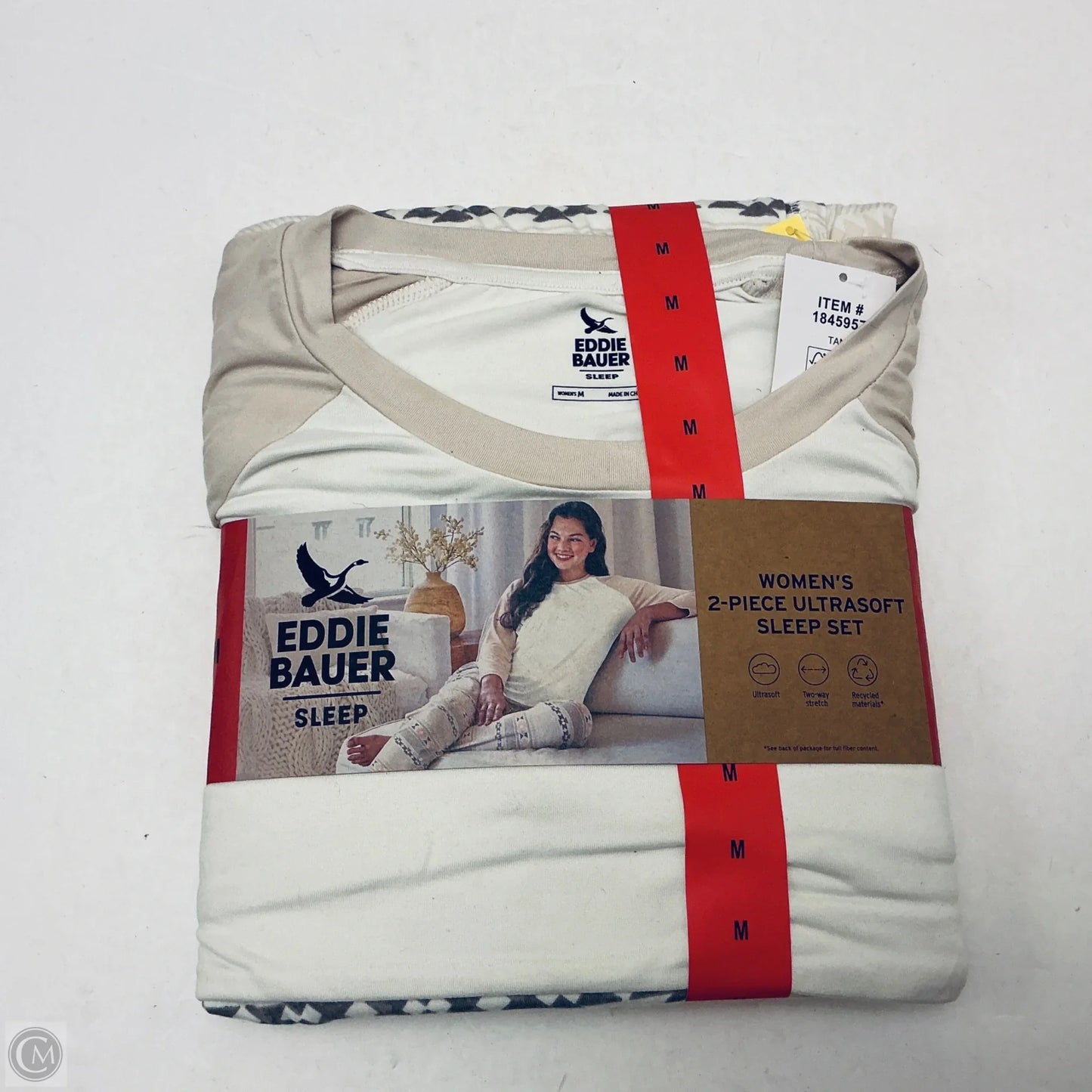 Pajamas 2pc By Eddie Bauer In Beige, Size: M
