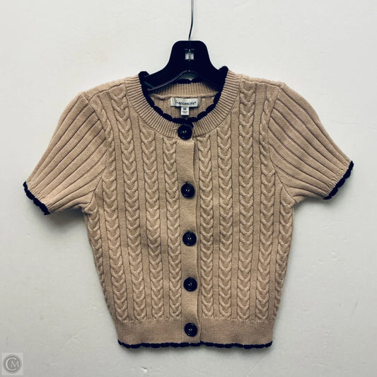 Sweater Short Sleeve By Francesca’s In Brown, Size: M