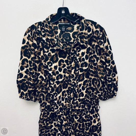 Jumpsuit By Clothes Mentor In Animal Print, Size: L