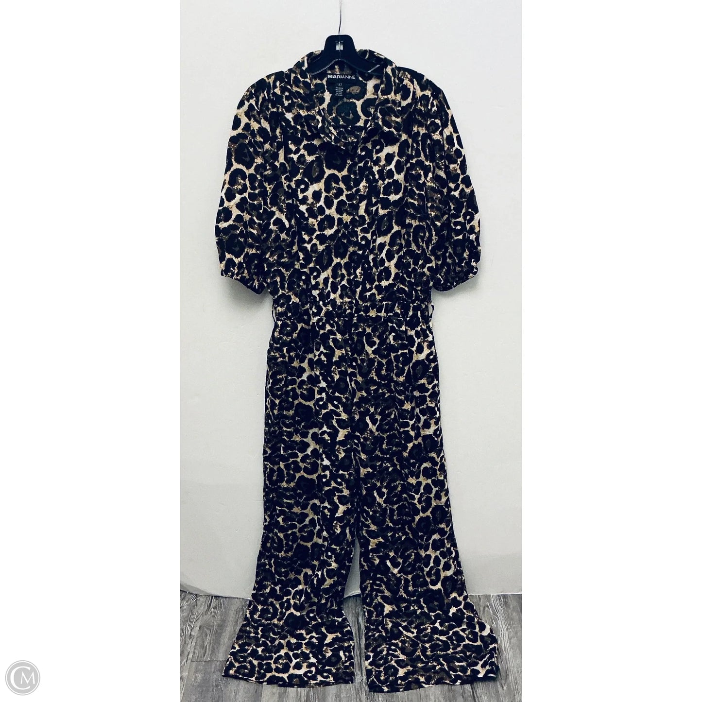 Jumpsuit By Clothes Mentor In Animal Print, Size: L
