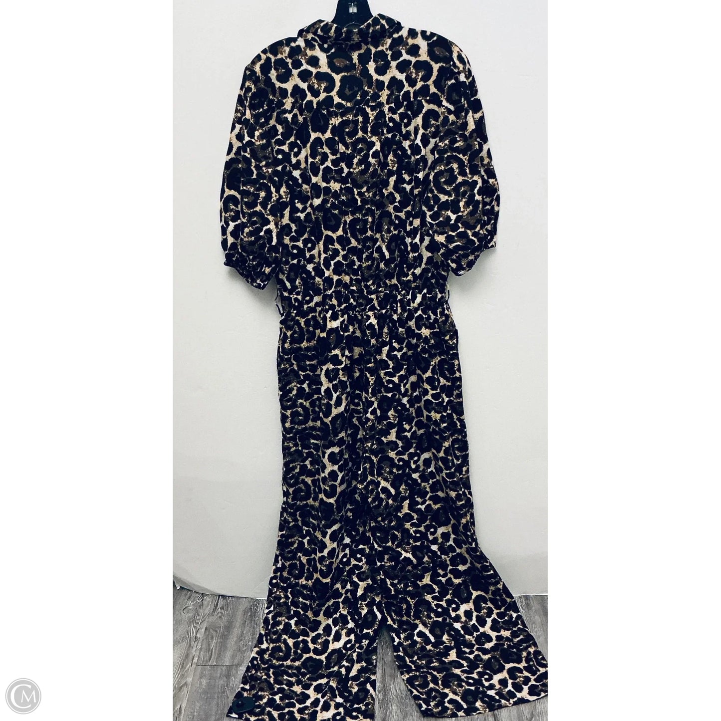 Jumpsuit By Clothes Mentor In Animal Print, Size: L