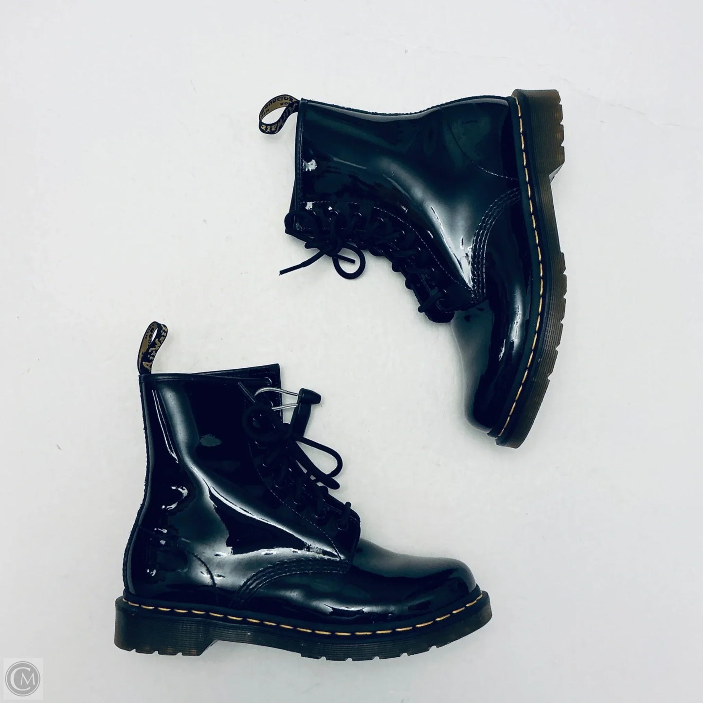 Boots Ankle Flats By Dr Martens In Black, Size: 9