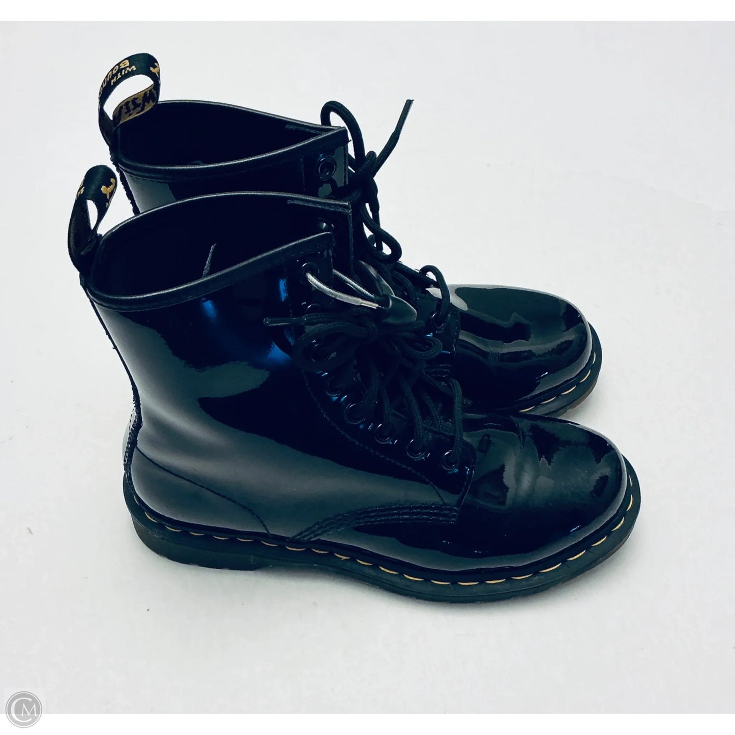 Boots Ankle Flats By Dr Martens In Black, Size: 9