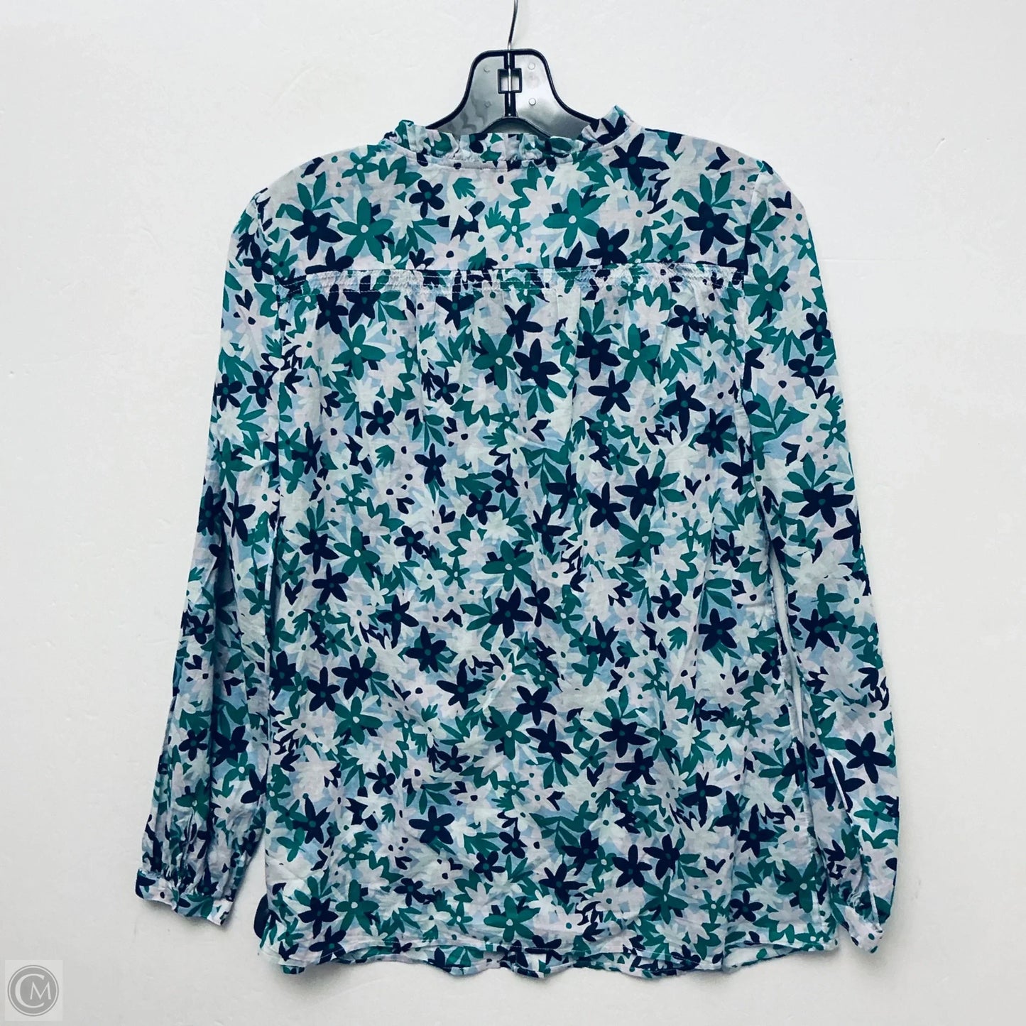 Top Long Sleeve By Talbots In Floral Print, Size: S