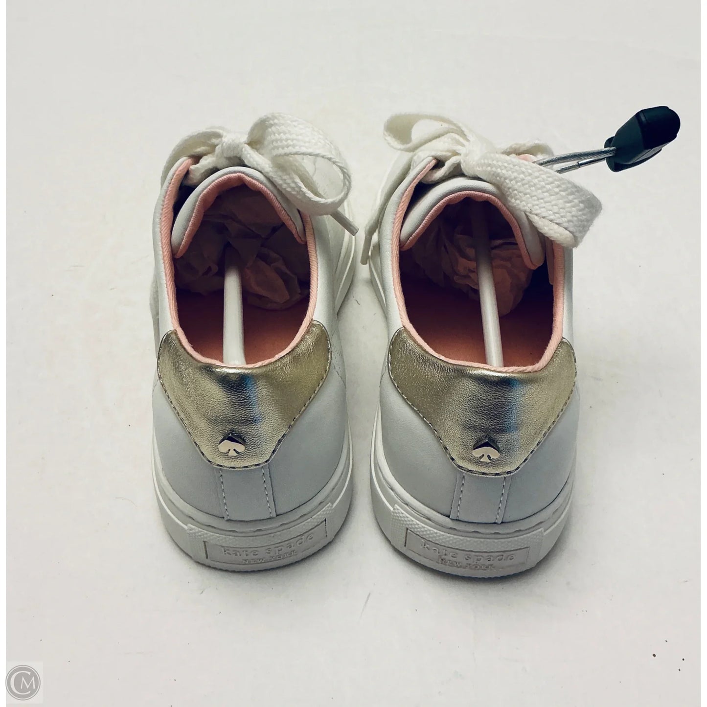 Shoes Designer By Kate Spade In White, Size: 5