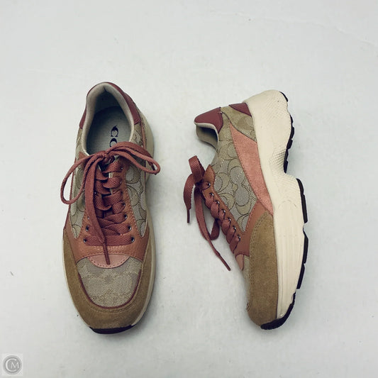 Shoes Designer By Coach In Pink, Size: 6