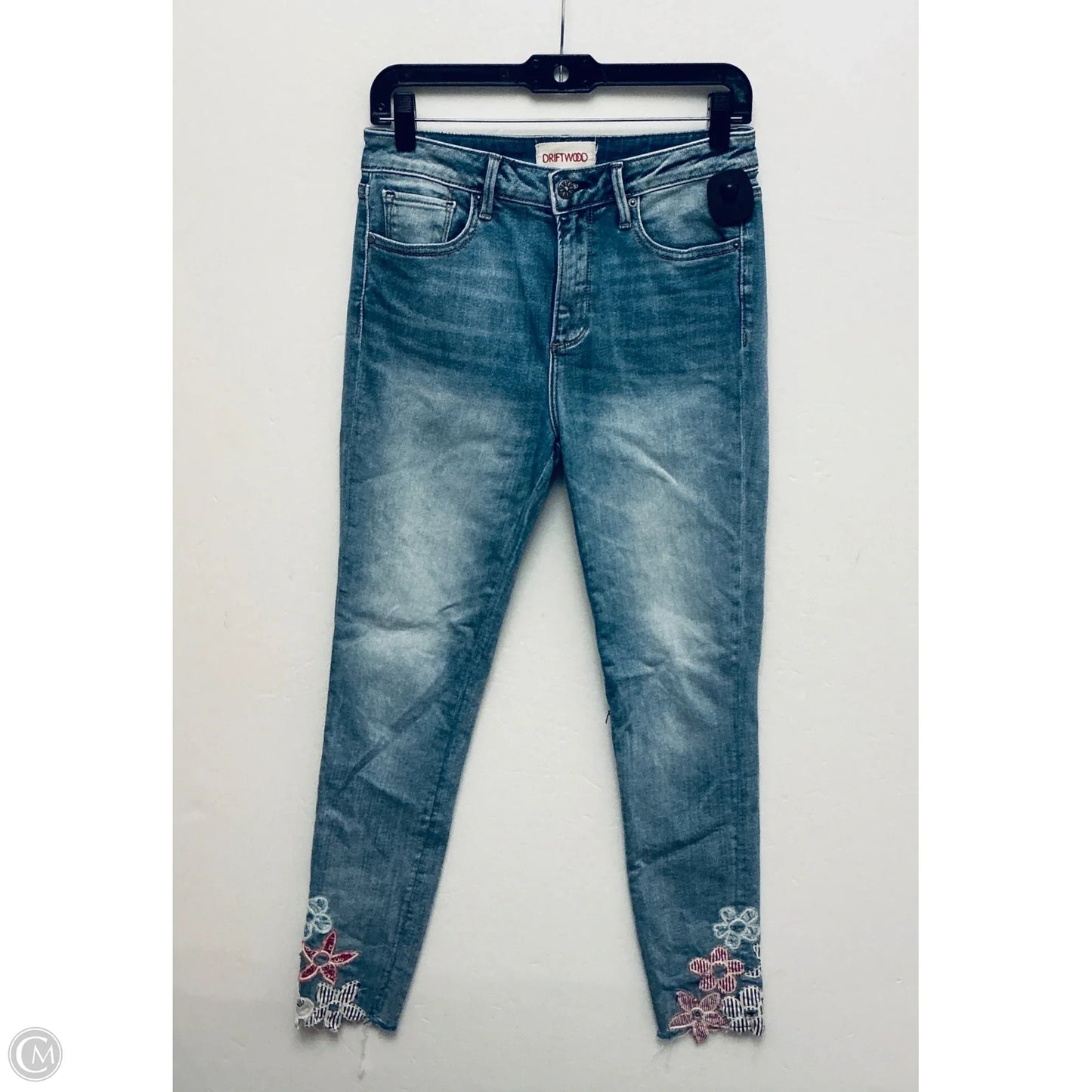 Jeans Skinny By Driftwood In Blue Denim, Size: 4