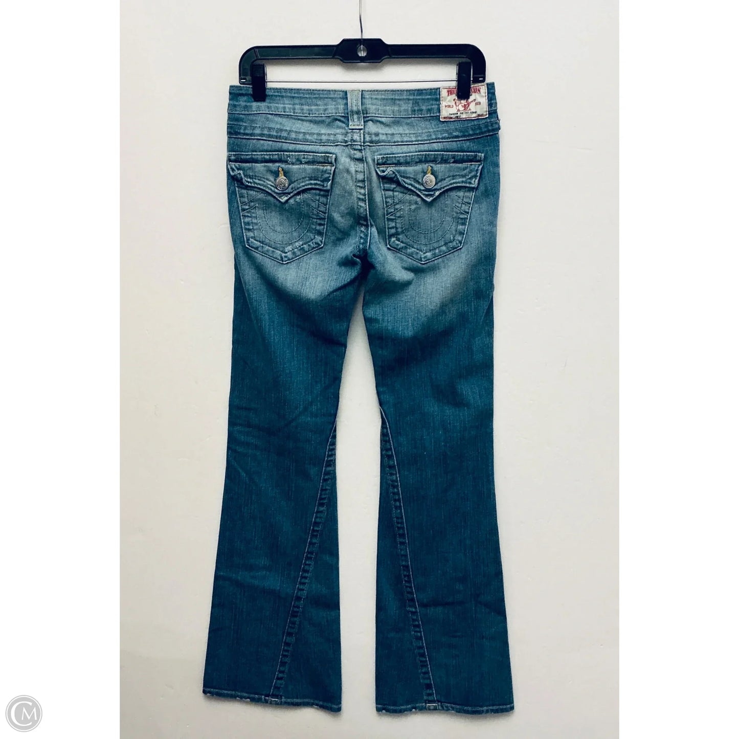 Jeans Boot Cut By True Religion In Blue Denim, Size: 6