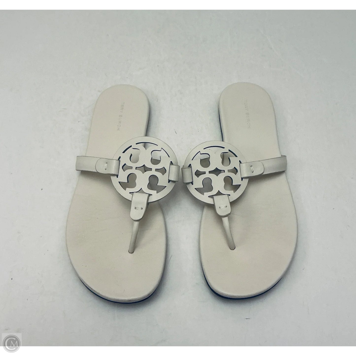 Sandals Designer By Tory Burch In Ivory, Size: 9