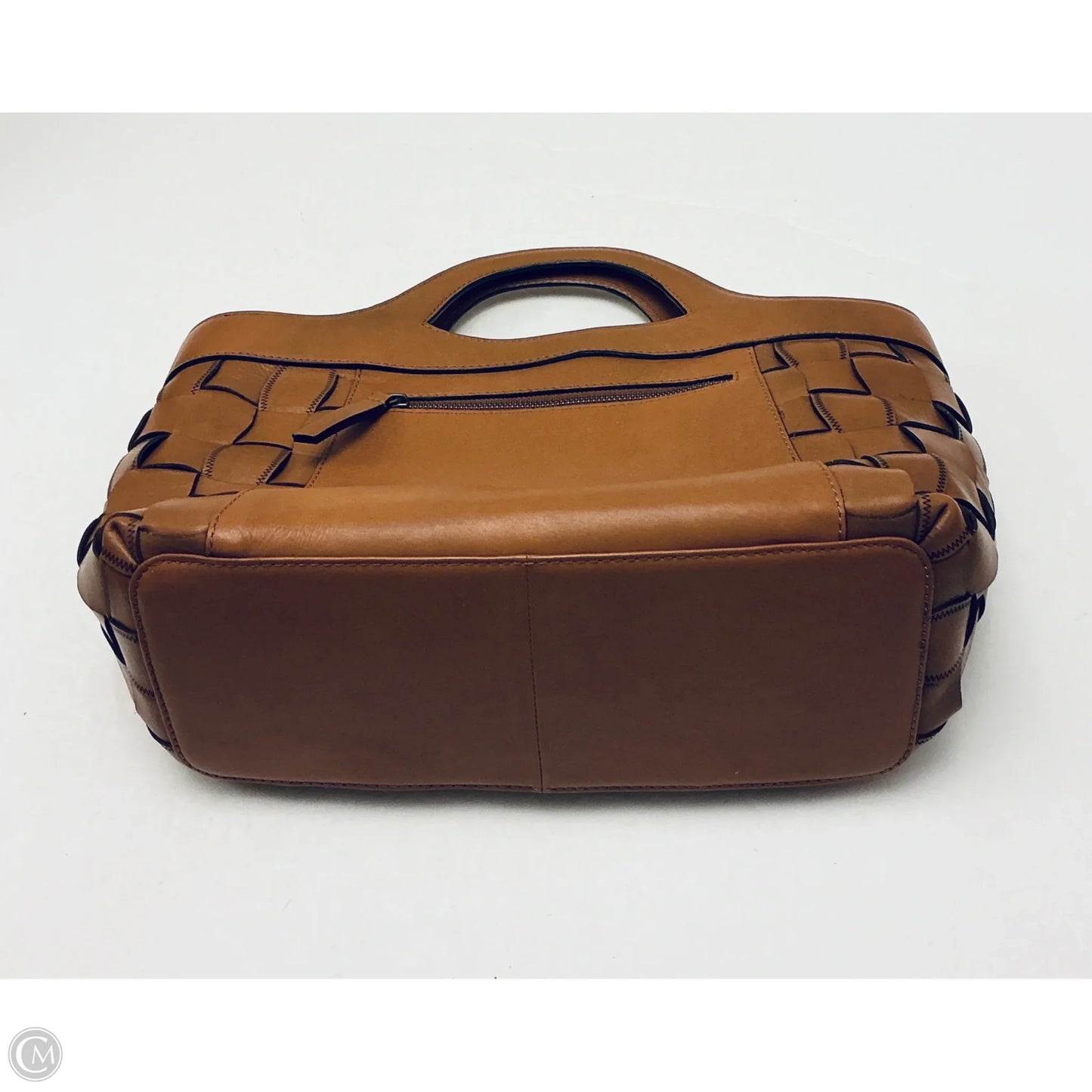 Handbag Leather By Clothes Mentor, Size: Large
