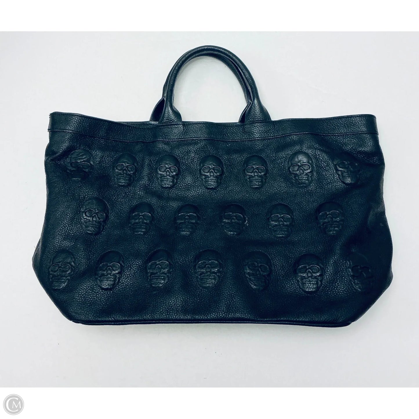 Tote Leather By Cma, Size: Large