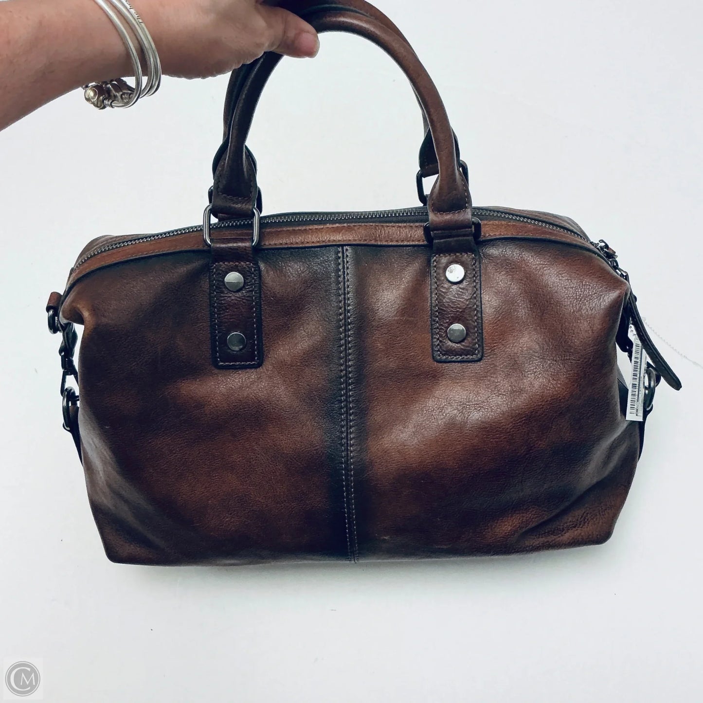 Handbag Leather By Cmb, Size: Large