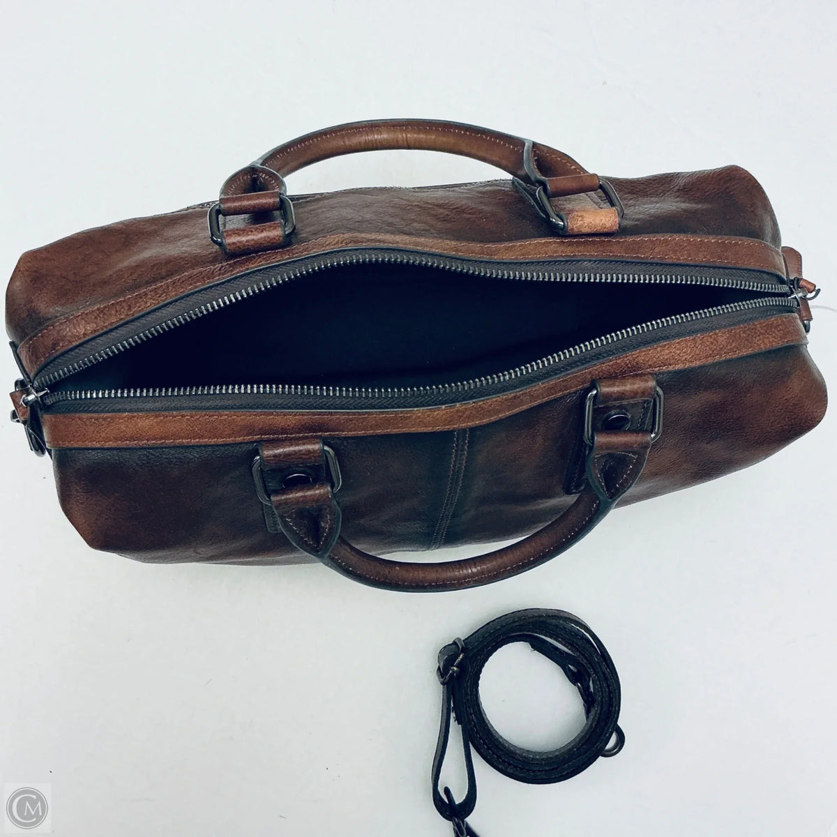 Handbag Leather By Cmb, Size: Large
