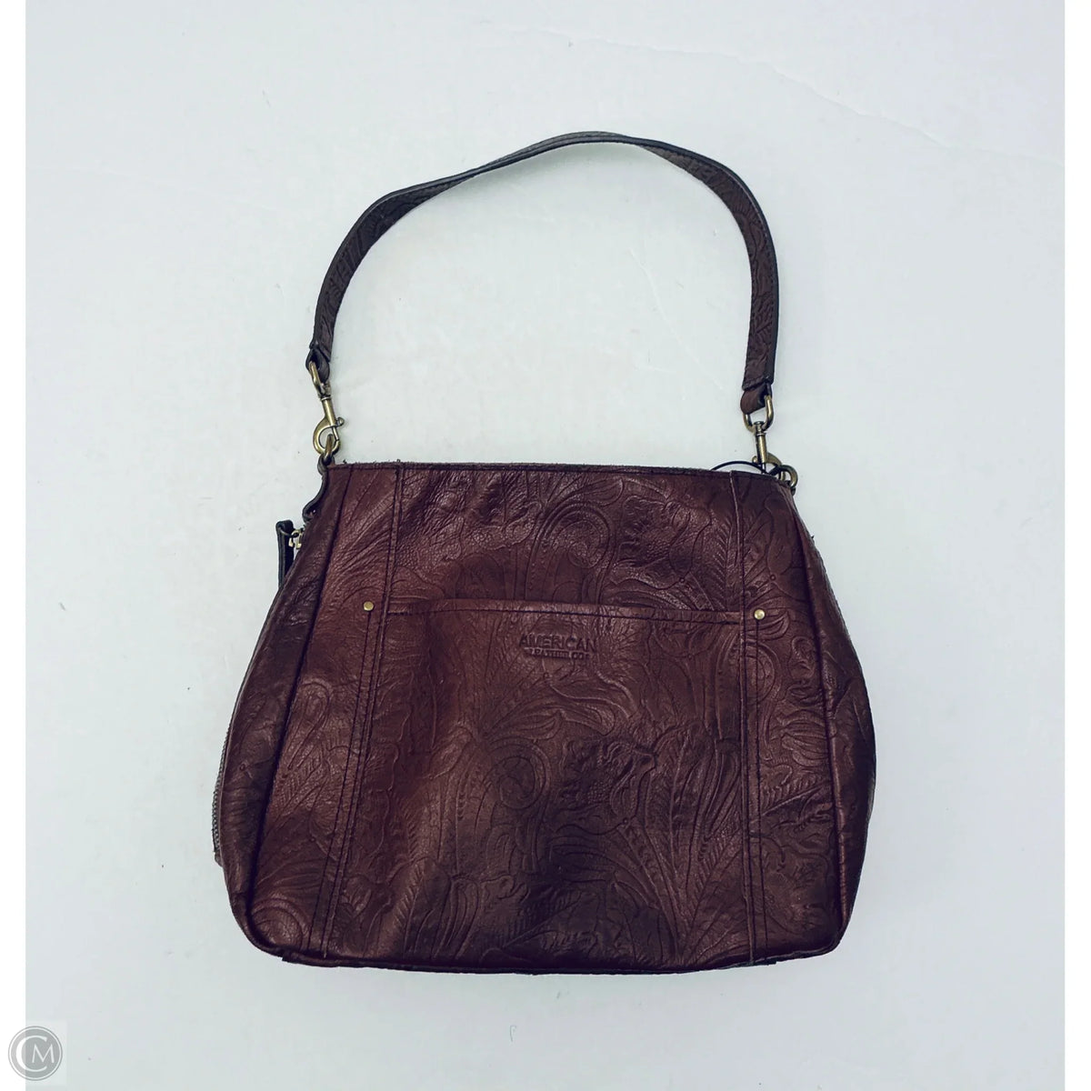Handbag Leather By American Leather Co, Size: Medium