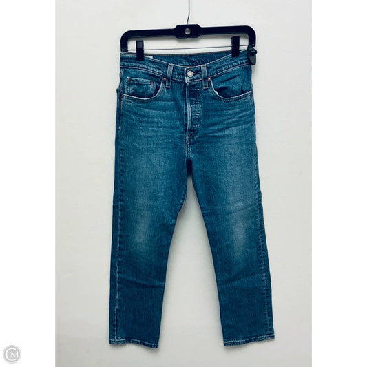 Jeans Boyfriend By Levis In Blue Denim, Size: 2