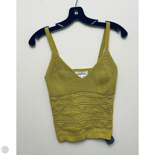 Top Sleeveless By Heartloom In Green, Size: S