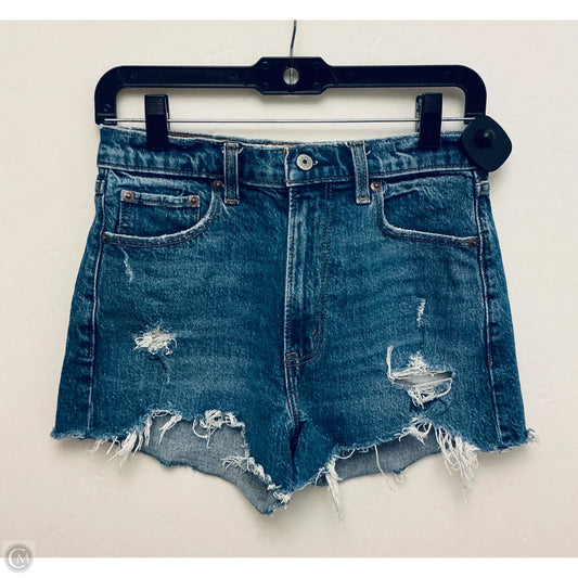 Shorts By Abercrombie And Fitch In Blue Denim, Size: 0
