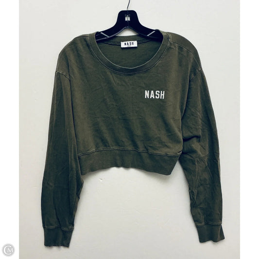Sweatshirt Crewneck By Cme In Green, Size: M