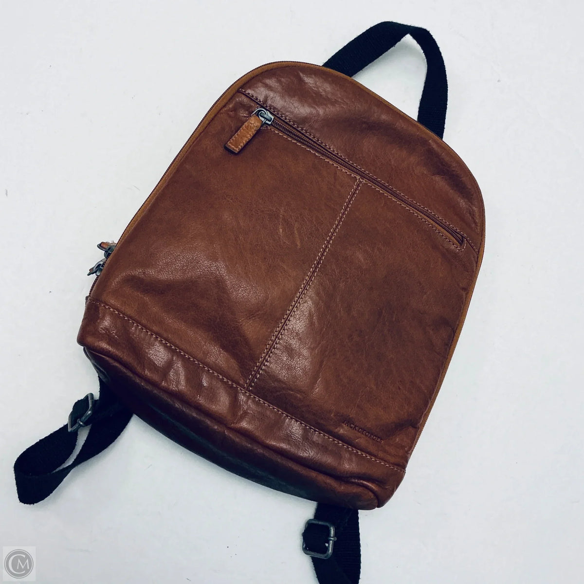 Backpack Leather By Cmc, Size: Medium