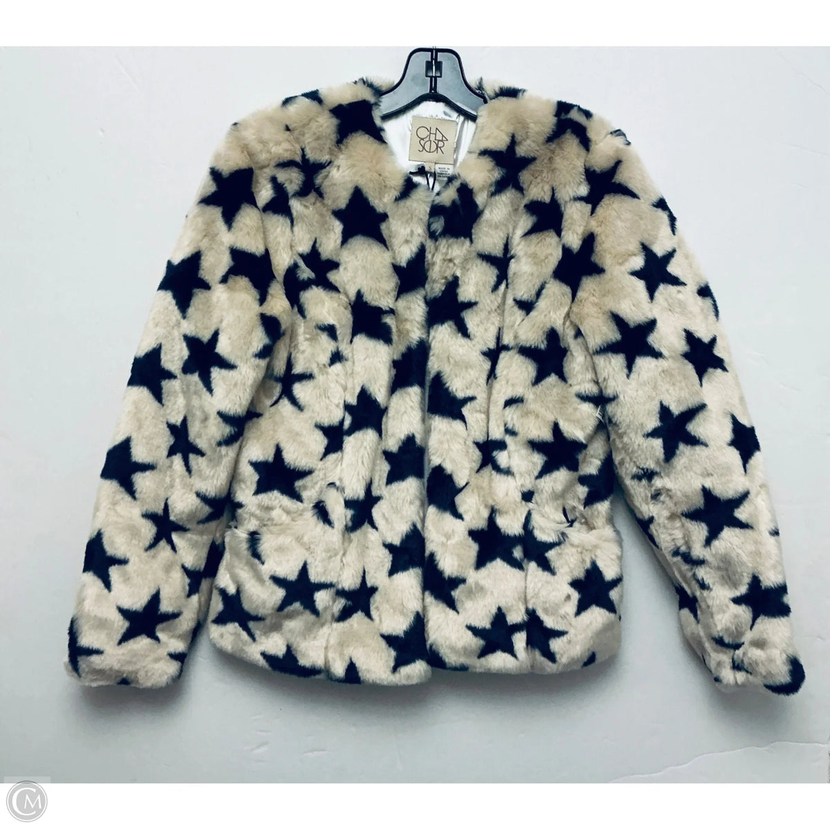 Jacket Other By Chaser In Blue & Tan, Size: S