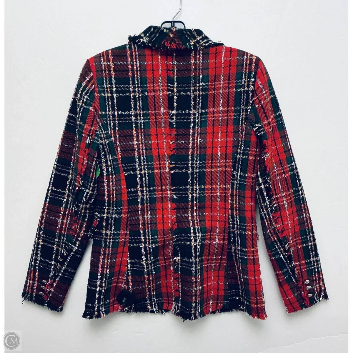 Blazer By Rachel Zoe In Plaid Pattern, Size: S