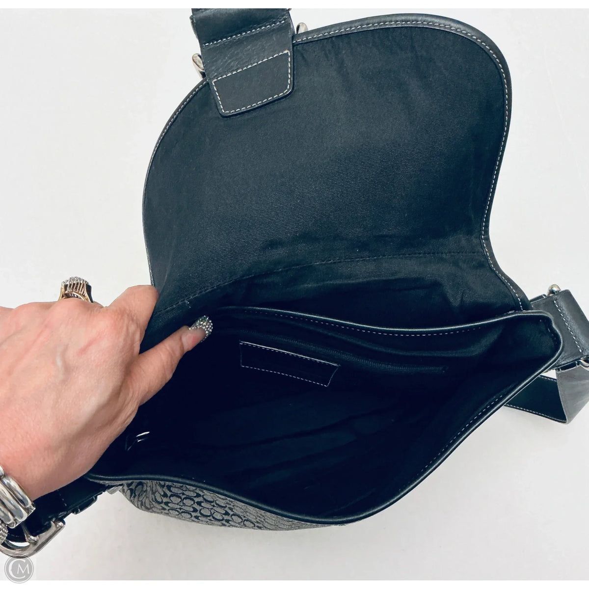 Crossbody Designer By Coach, Size: Medium