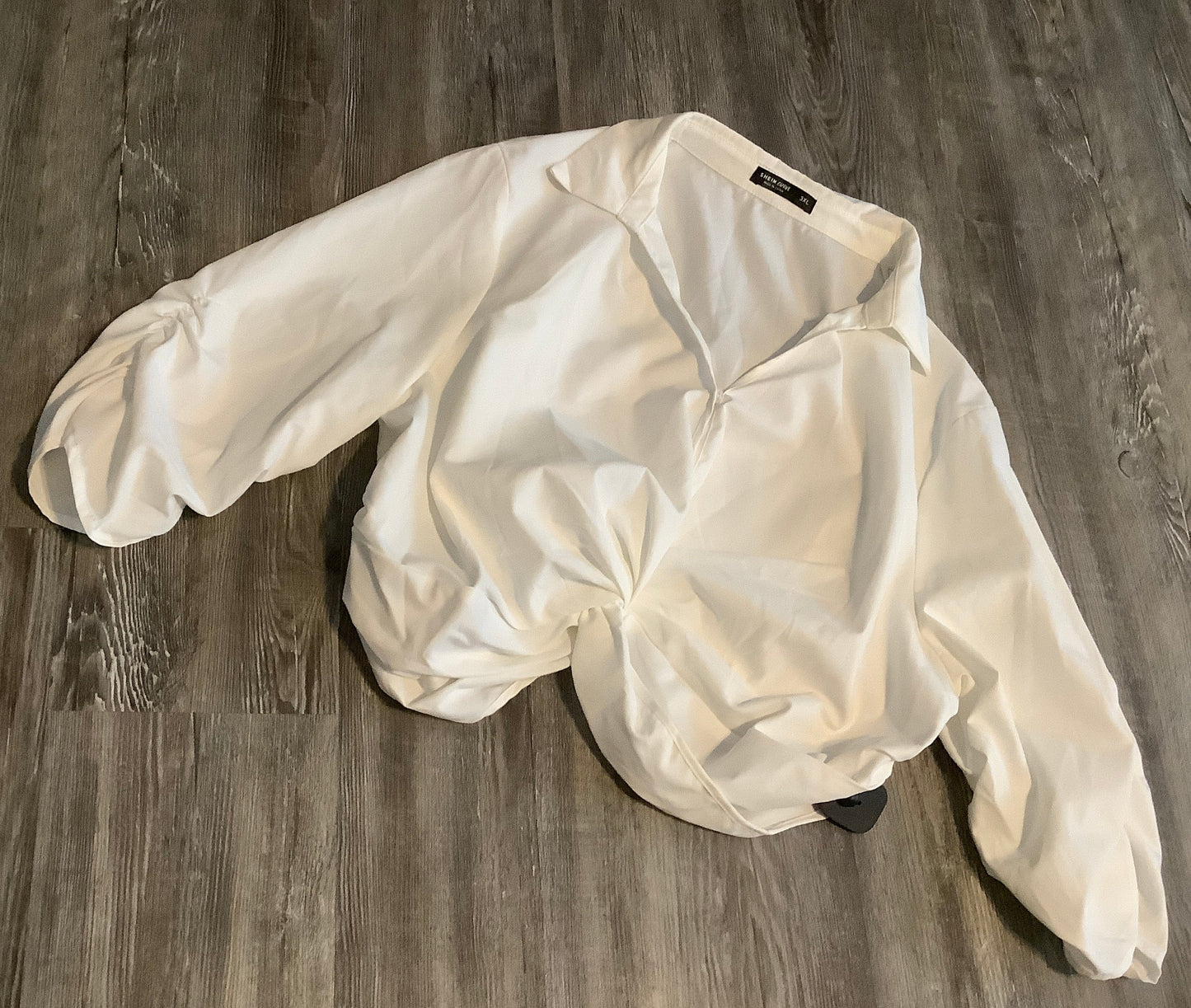 White Top Long Sleeve Shein, Size 3x