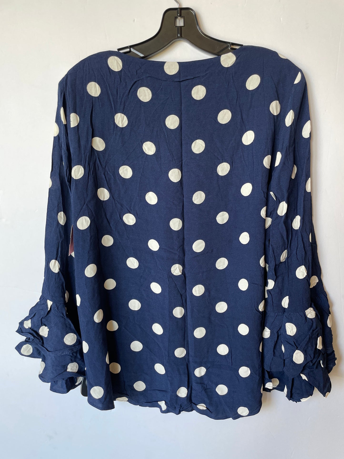 Navy Top Long Sleeve Sail To Sable, Size Xl