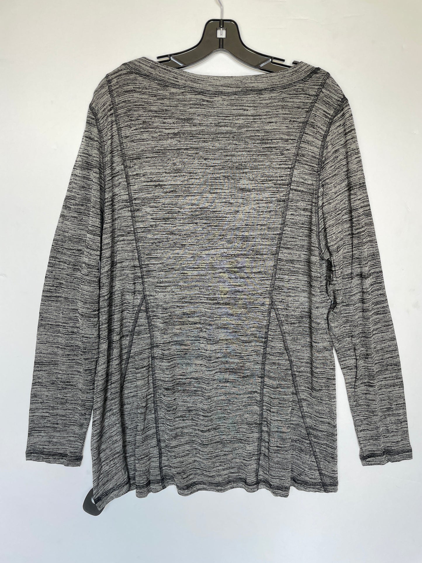 Grey Top Long Sleeve Soft Surroundings, Size Xl