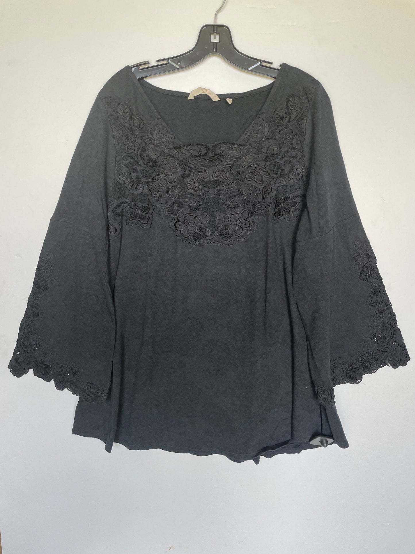 Black Top Long Sleeve Soft Surroundings, Size Xl