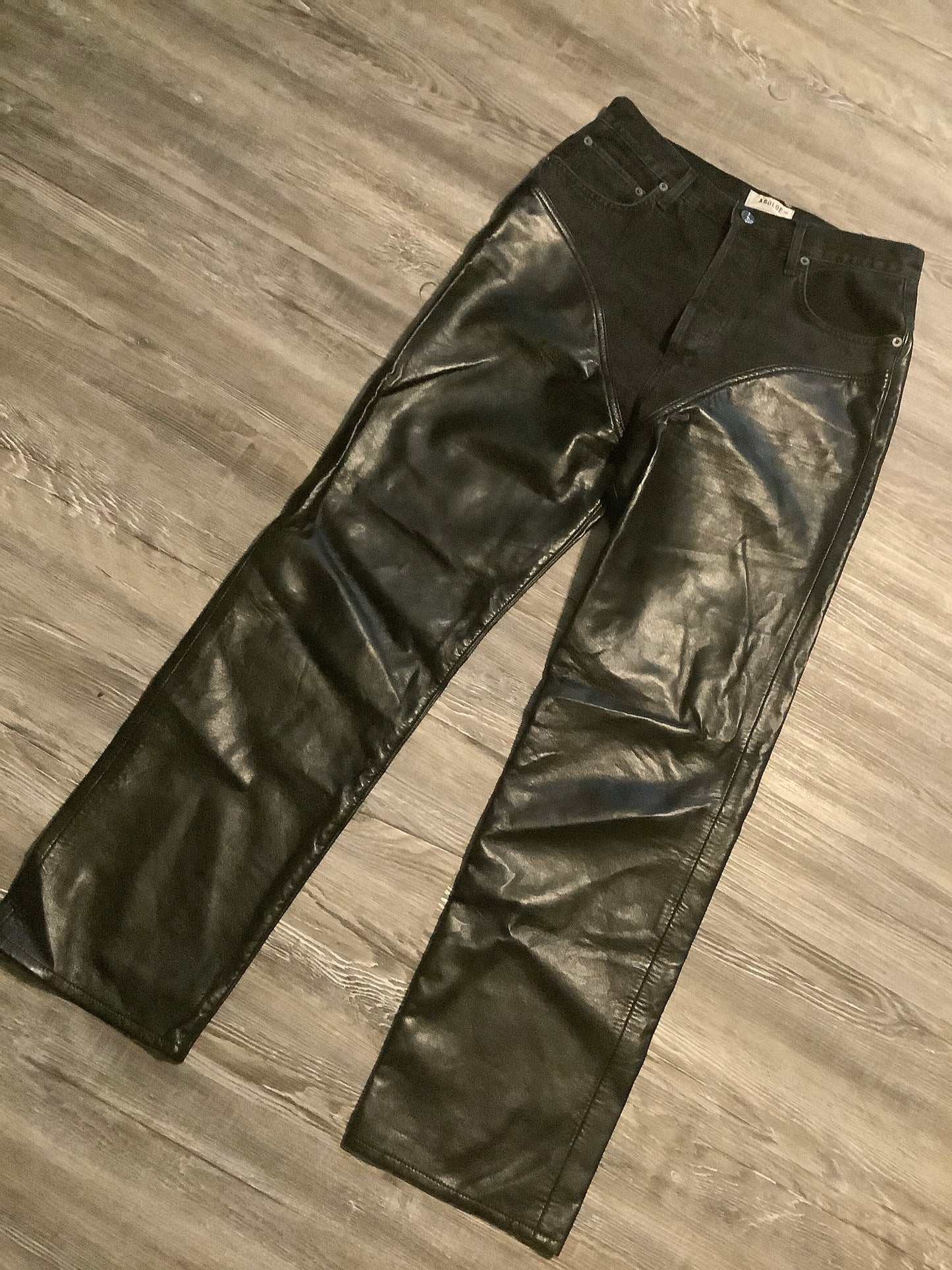 Black Jeans Straight Agolde, Size 6