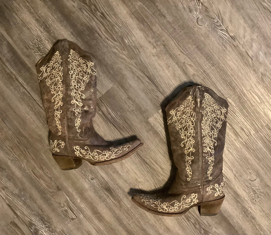 Boots Western Corral, Size 8