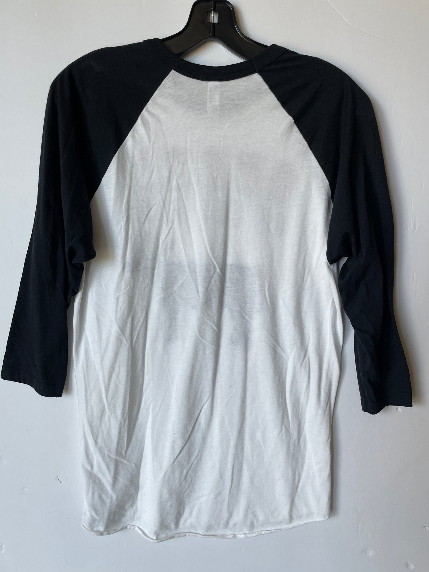 Black & White Top Long Sleeve American Apparel, Size M