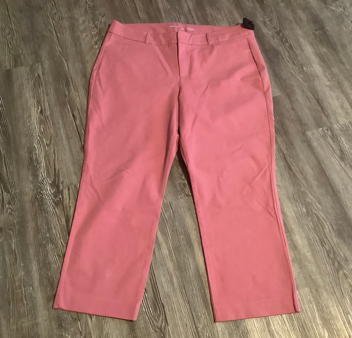 Pink Pants Cropped Old Navy, Size 16