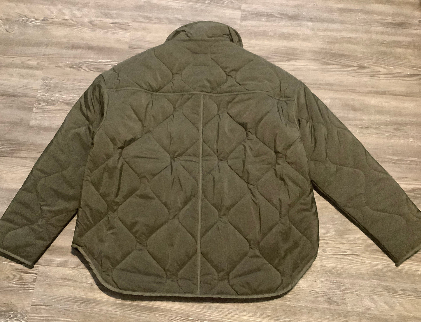 Green Jacket Puffer & Quilted Old Navy, Size M