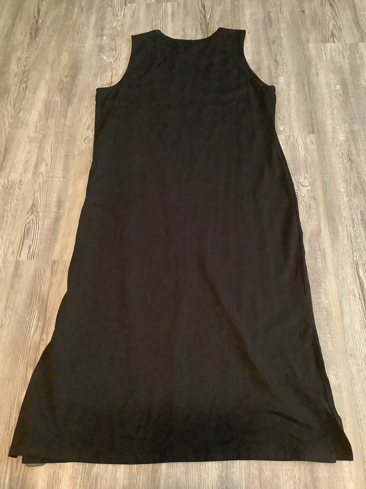 Black Dress Casual Midi Dkny, Size L