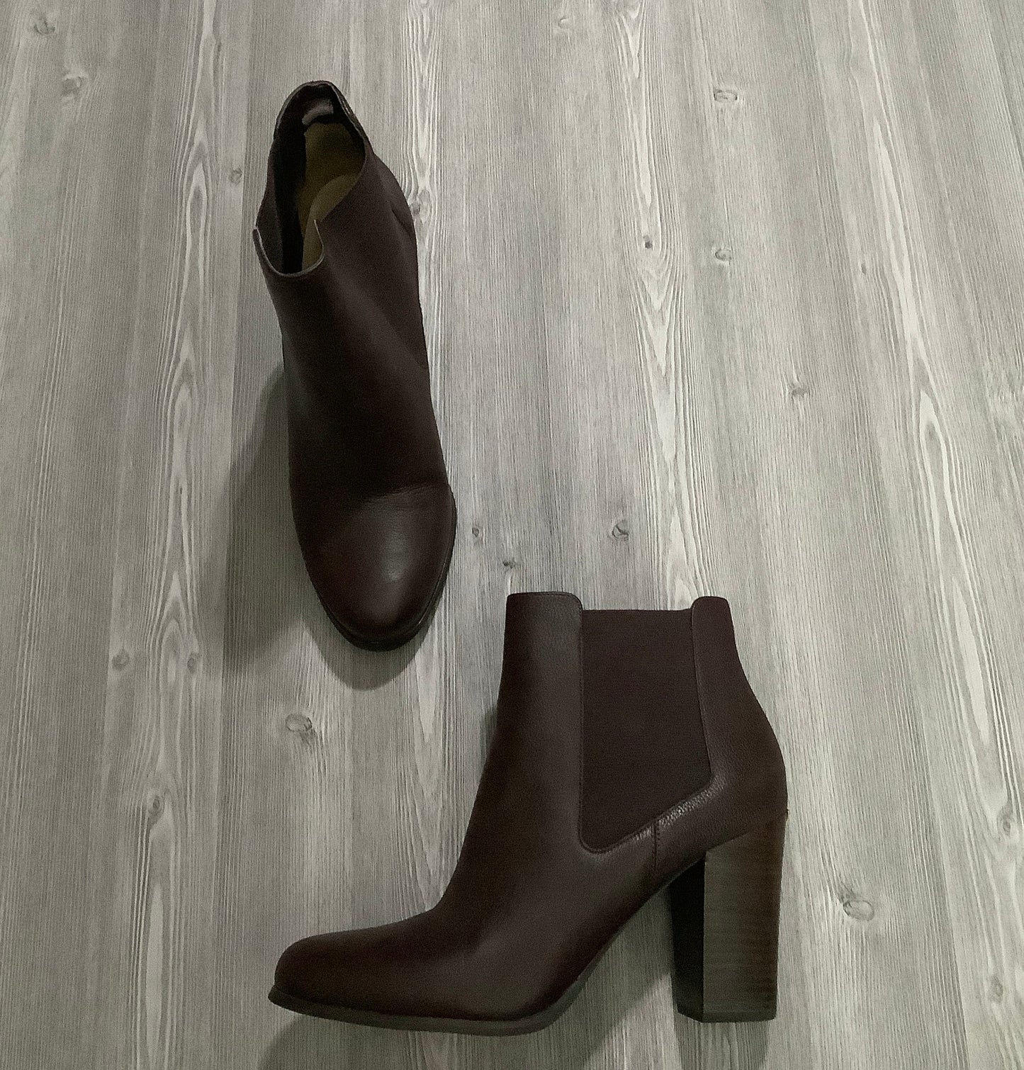 Brown Boots Ankle Heels Michael By Michael Kors, Size 10