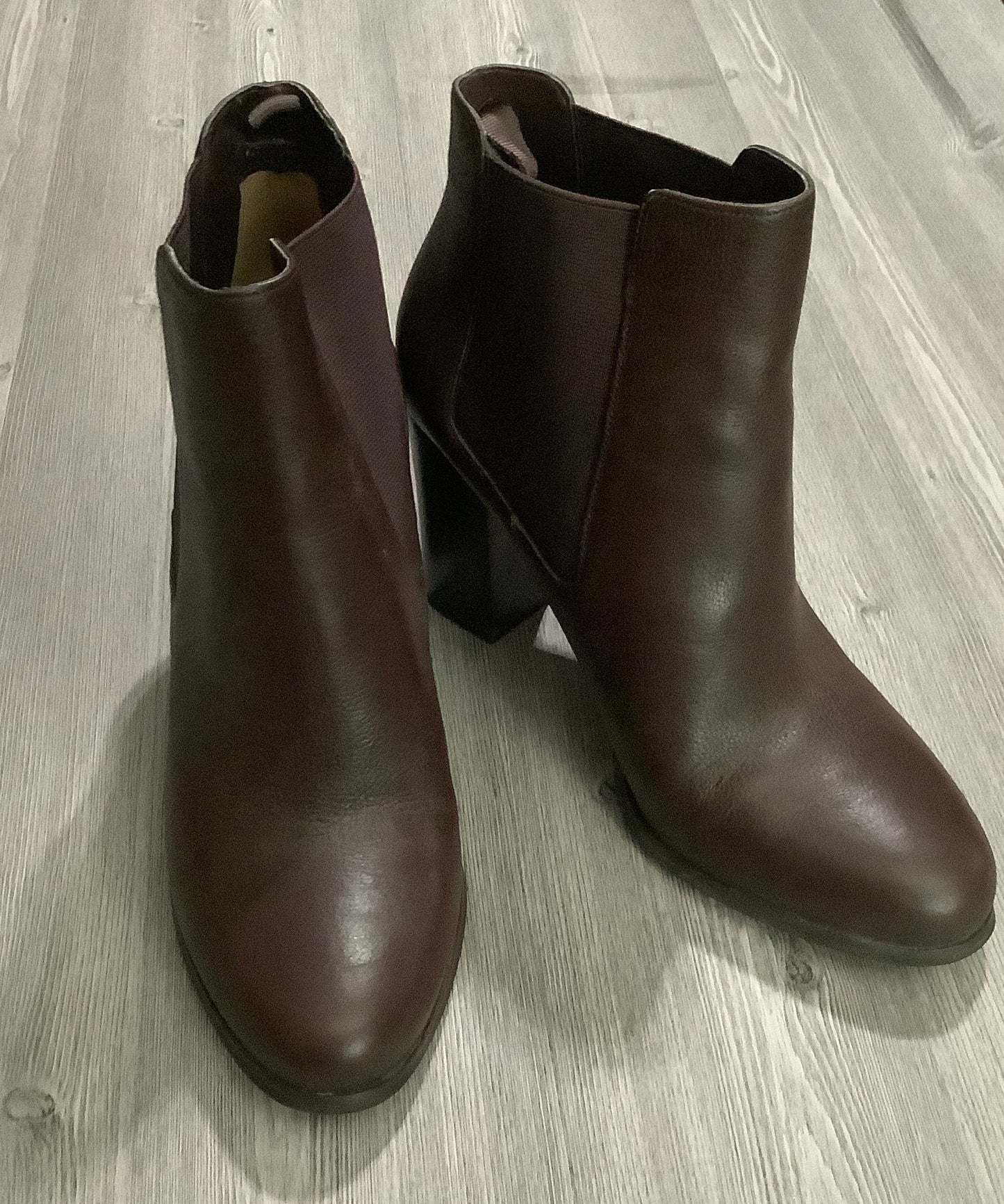 Brown Boots Ankle Heels Michael By Michael Kors, Size 10