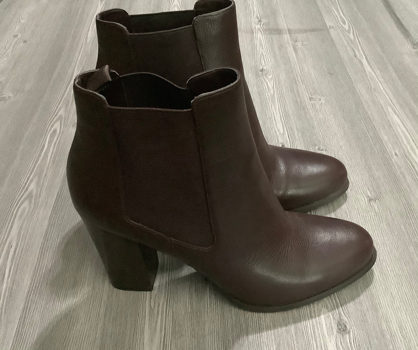 Brown Boots Ankle Heels Michael By Michael Kors, Size 10