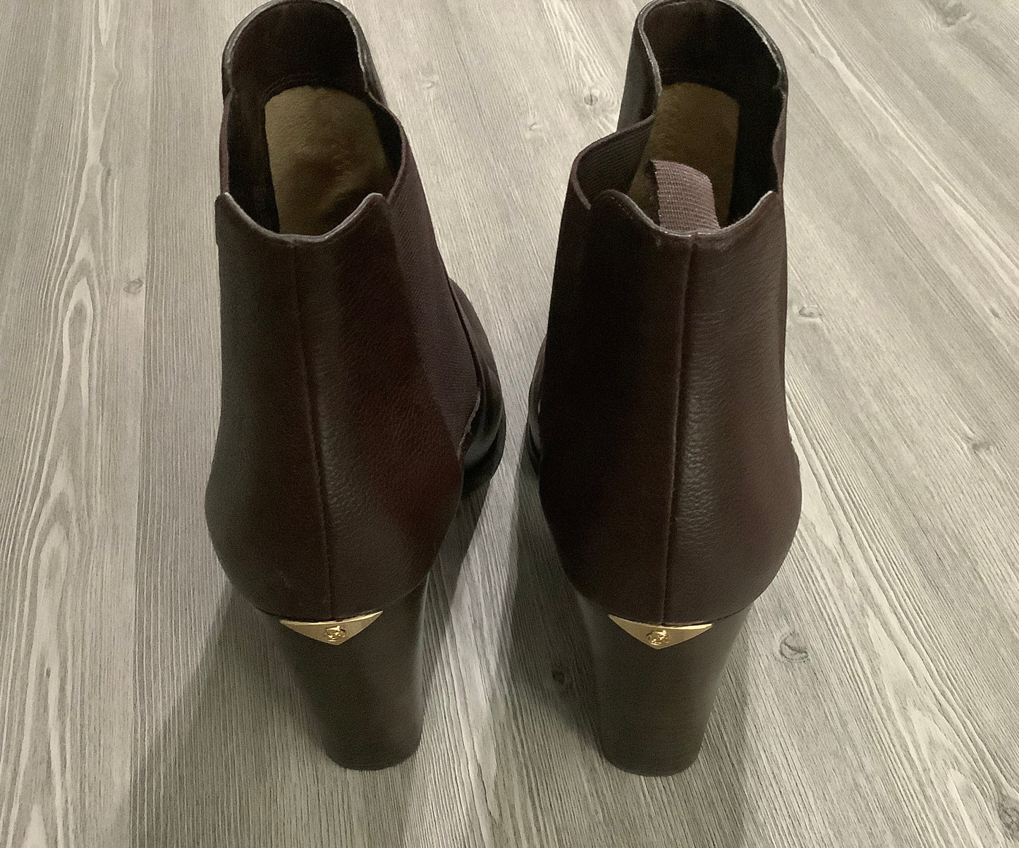 Brown Boots Ankle Heels Michael By Michael Kors, Size 10