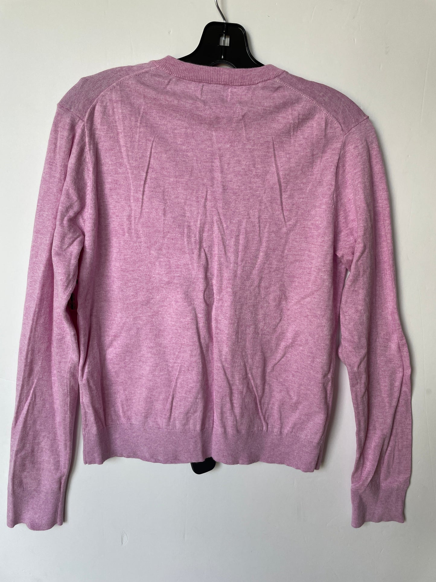 Sweater Cardigan By J. Crew In Purple, Size: L