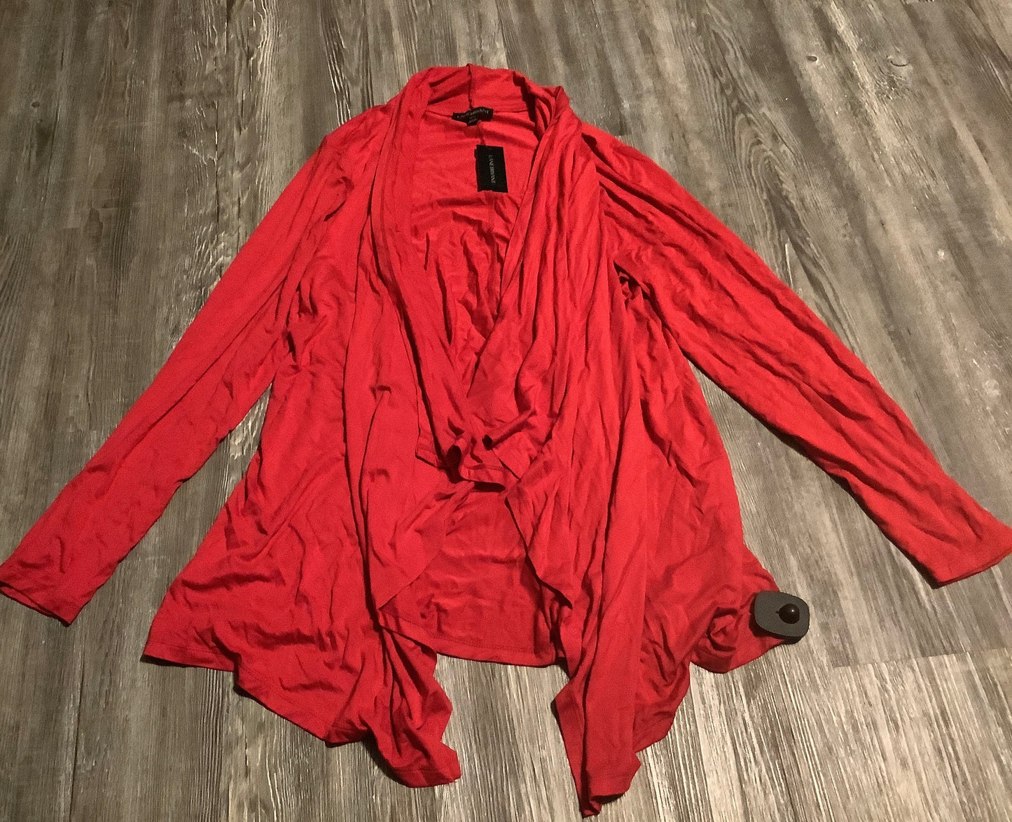 Sweater Cardigan By Lane Bryant In Red, Size: Xl