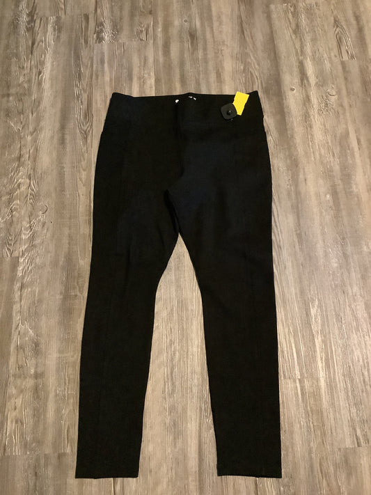 Pants Leggings By Clothes Mentor In Black, Size: Xl