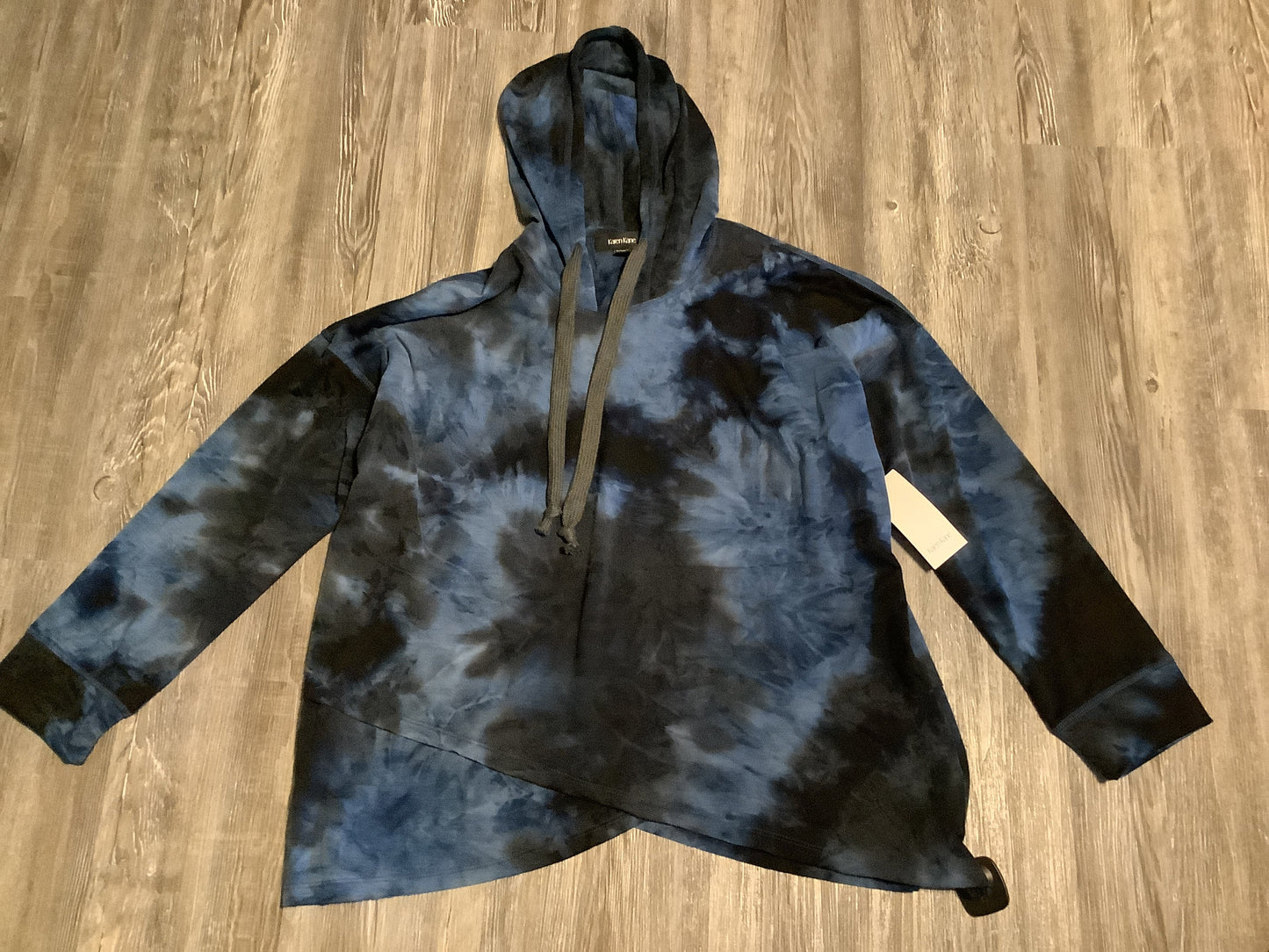 Sweatshirt Hoodie By Karen Kane In Blue, Size: Xl