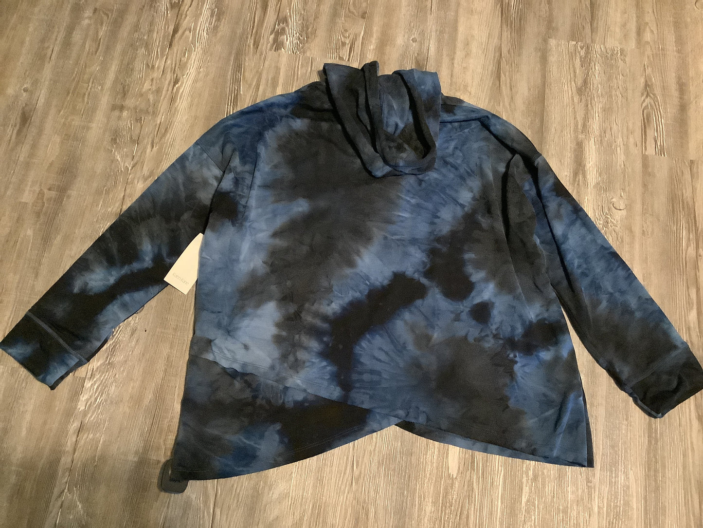 Sweatshirt Hoodie By Karen Kane In Blue, Size: Xl