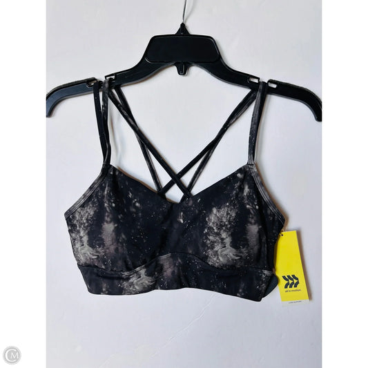 Athletic Bra By All In Motion In Black & Grey, Size: M