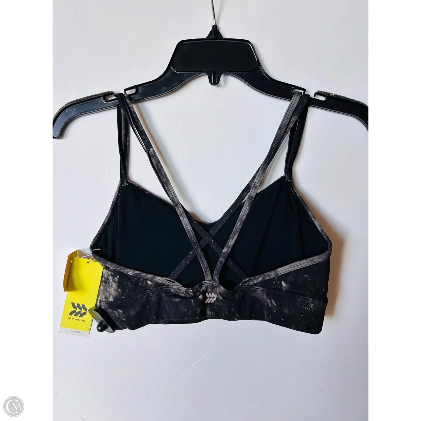 Athletic Bra By All In Motion In Black & Grey, Size: M