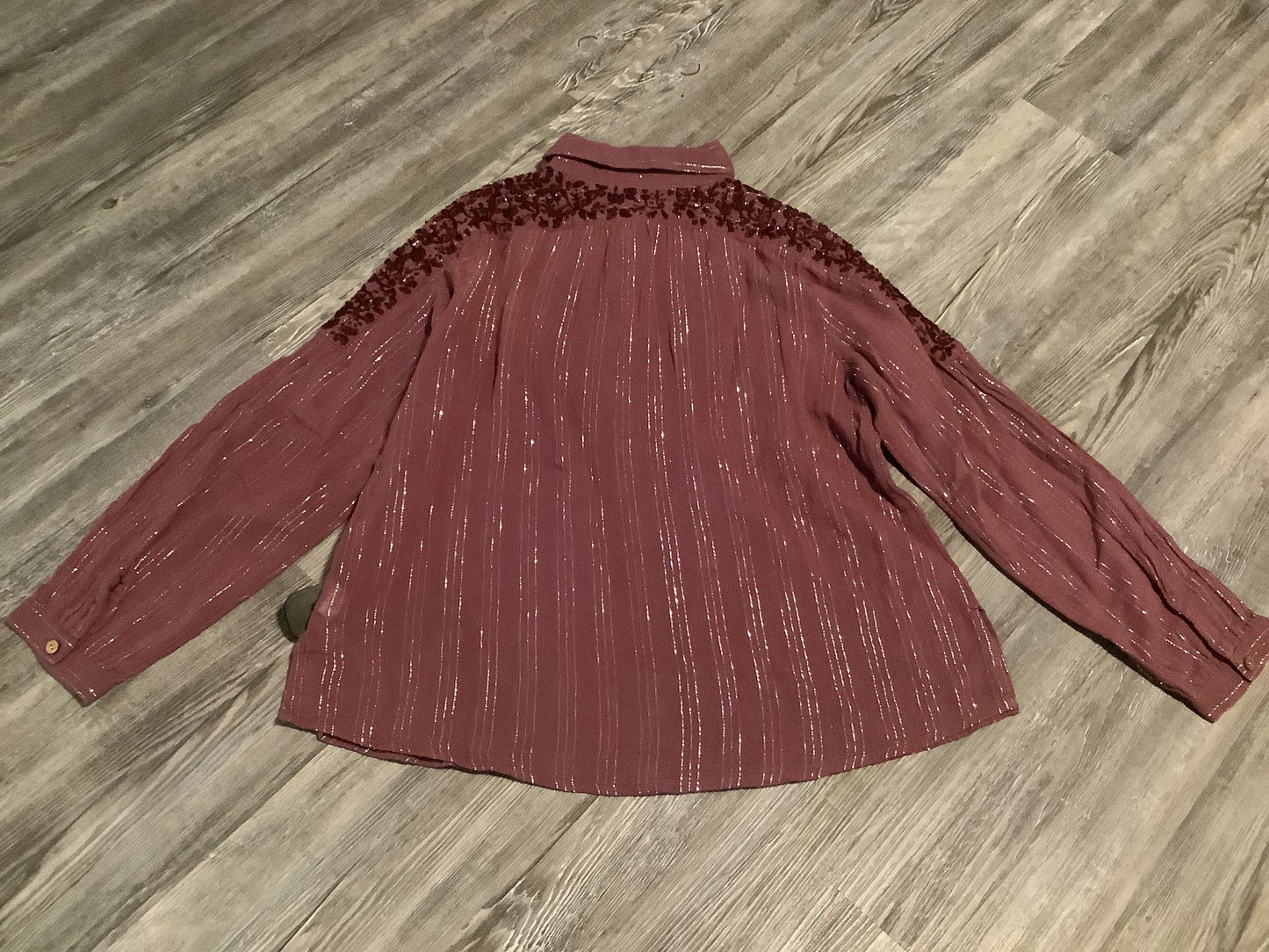 Top Long Sleeve By Soft Surroundings In Purple, Size: M