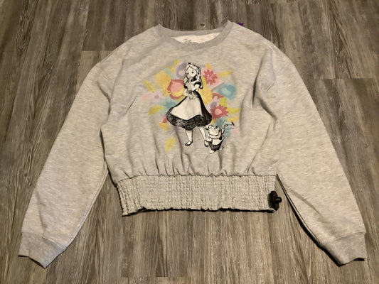 Sweatshirt Crewneck By Disney Store In Grey, Size: Xl