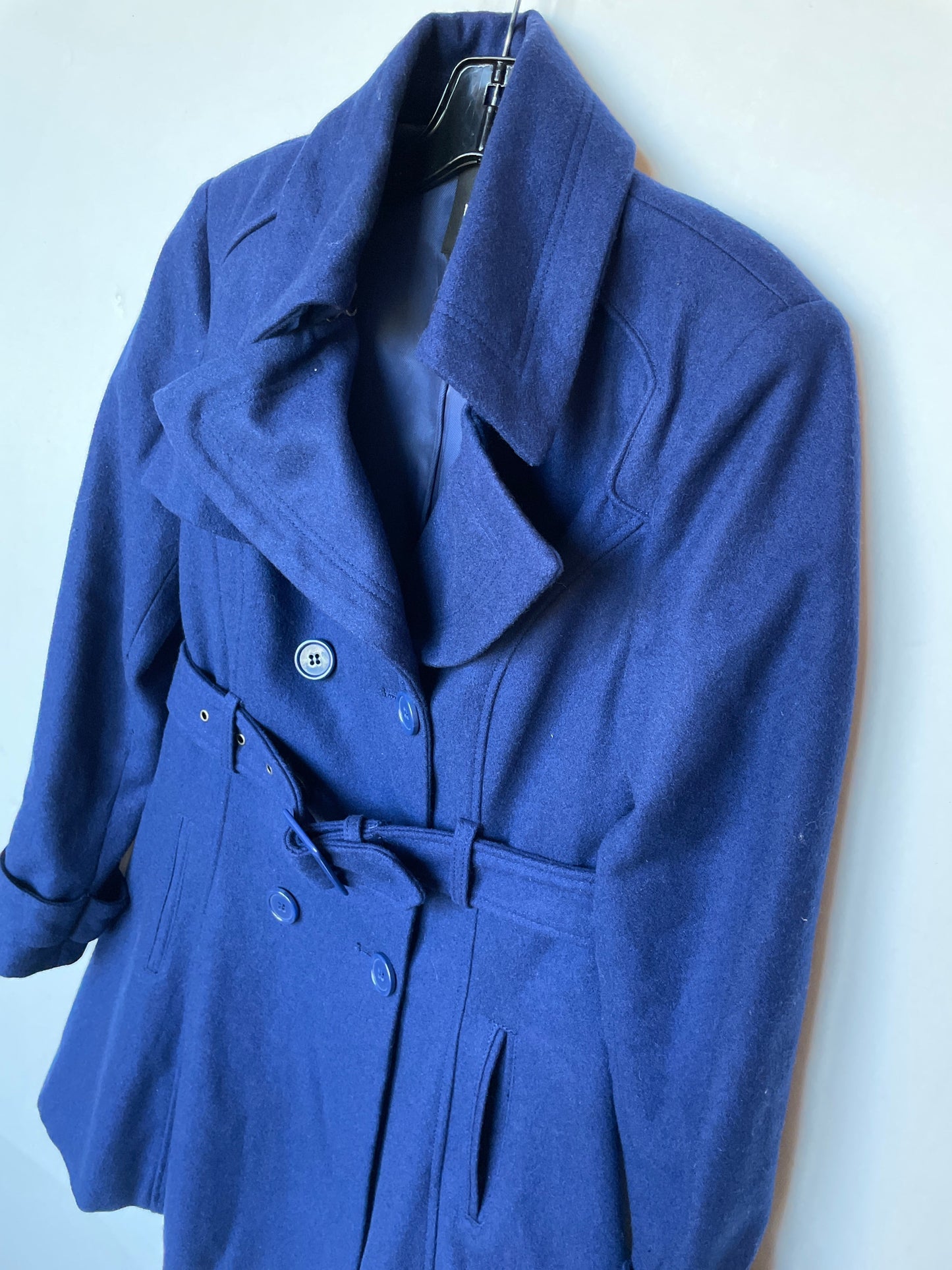 Coat Peacoat By Bebe In Blue, Size: S